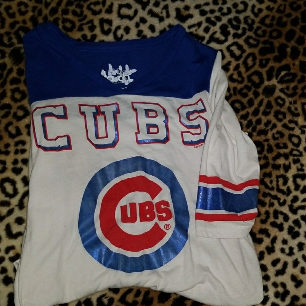 Foil cubs quarter sleeve shirt